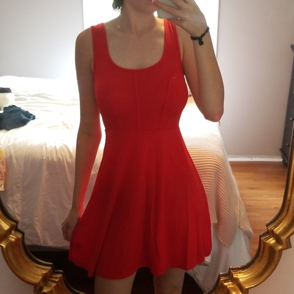 Red Cotton Dress